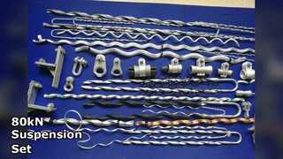 Σετ ανάρτησης βαρέως τύπου 80kN Φορτίο